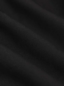 Reiss Black Arley Monogram Relaxed Single-Breasted Blazer Clearance