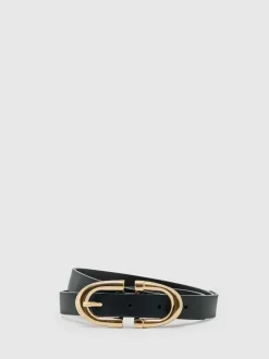 Reiss Bailey Horseshoe Belt Black Sale