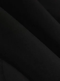 Reiss Promise Wool-Blend Single-Breasted Suit Blazer Tailored-Fit Black Hot