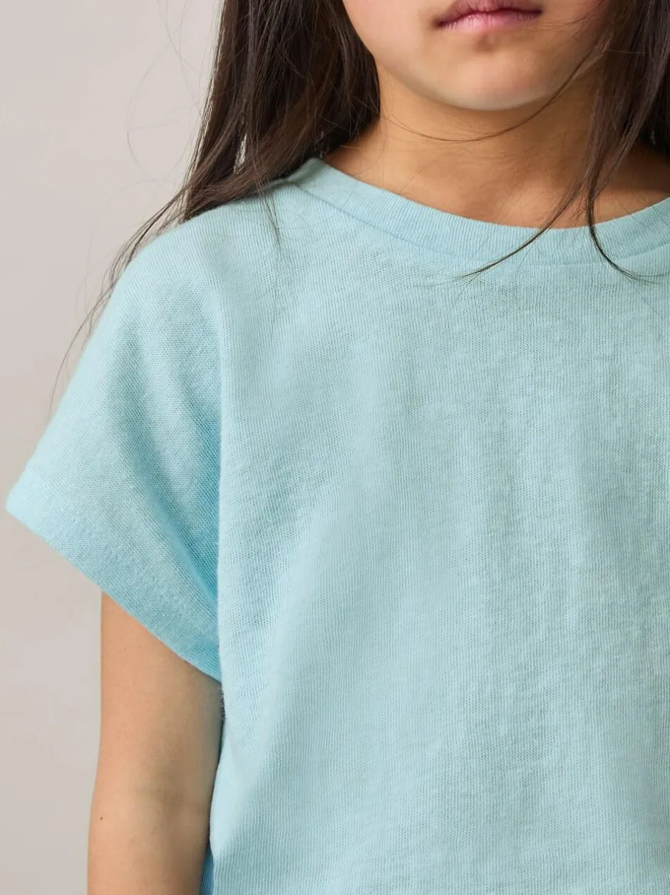 Reiss Marah 9-13 yrs Oversized Cotton-Blend T-Shirt Blue Online