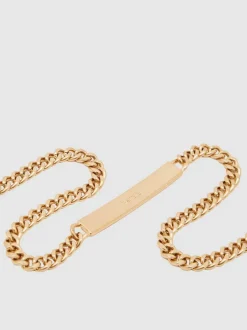 Reiss Gold Georgia Chain-Link Belt Sale