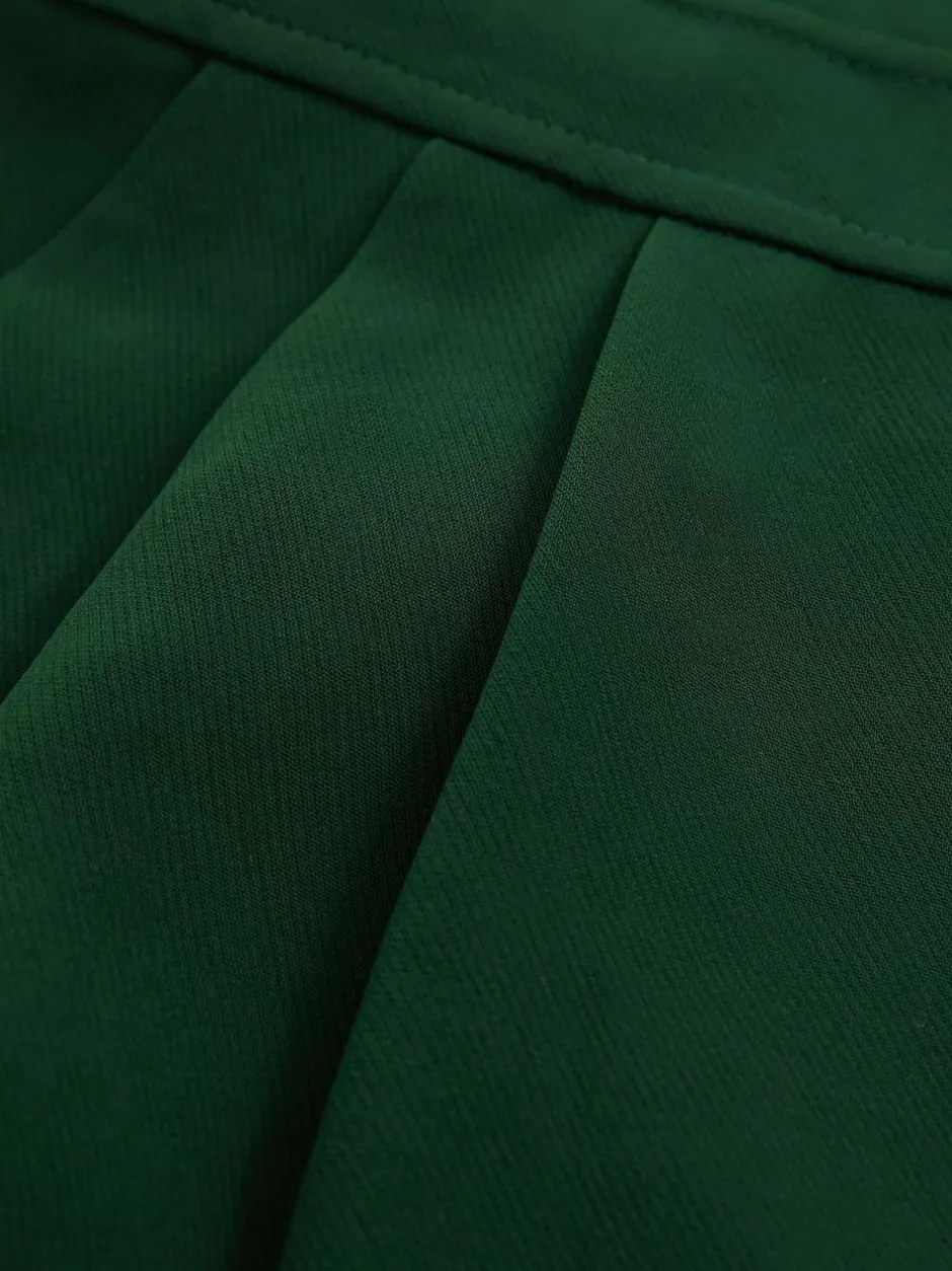 Reiss Dion Wide-Leg Cut-Out Jumpsuit Green Best