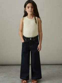 Reiss Indigo Myrtle 4-9 yrs Wide-Leg Jeans Outlet