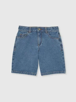 Reiss Mid Blue Bryan 13-14 yrs Denim Bermuda Shorts New