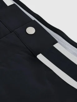 Reiss Baller | Ché Stripe-Trim Swim Shorts Navy New