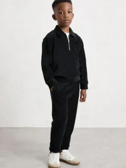 Reiss Navy Caldera 9-13 yrs Corduroy Drawstring Joggers Best