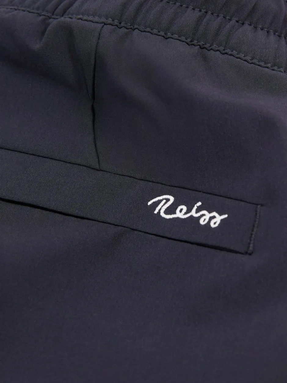 Reiss Navy Cliff Drawstring Swim Shorts Hot
