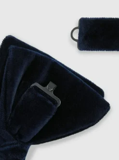 Reiss Navy Hike Velvet Bow Tie Online