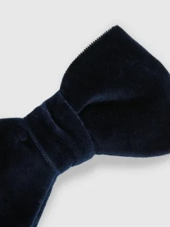 Reiss Navy Hike Velvet Bow Tie Online