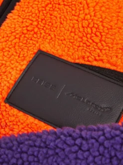 Reiss Papaya Orange/Purple Drift Unisex Fit McLaren F1 Team Ombré Fleece Jacket Discount