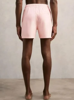 Reiss Pink Cliff Drawstring Swim Shorts Sale