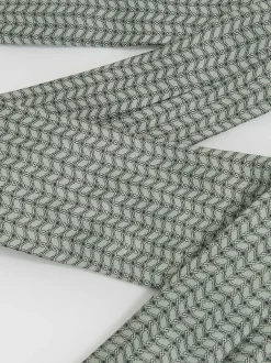 Reiss Bernardo Silk Geometric-Chain Print Tie Sage Sale