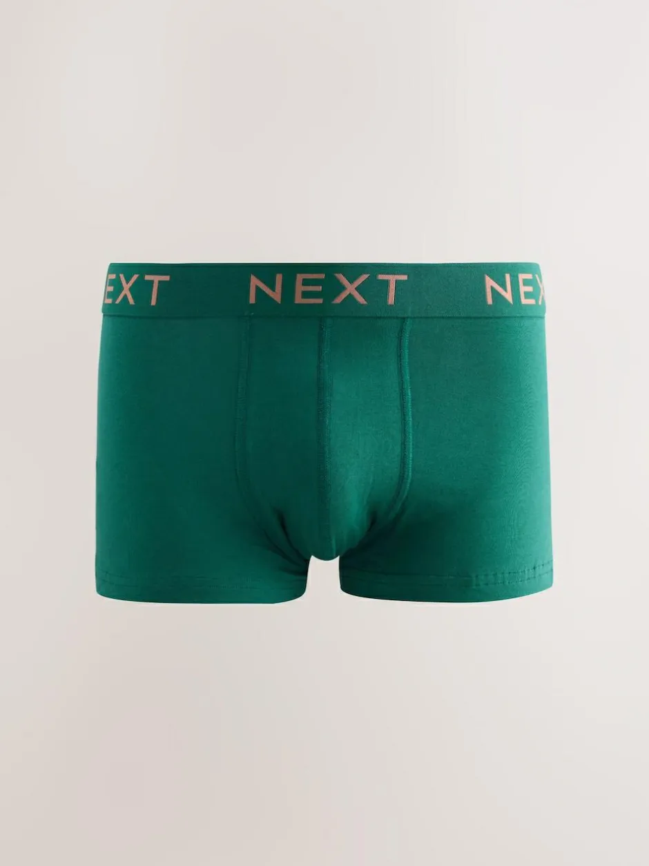Next Rich Colour 10 pack Cotton Rich Blend Hipsters Boxers