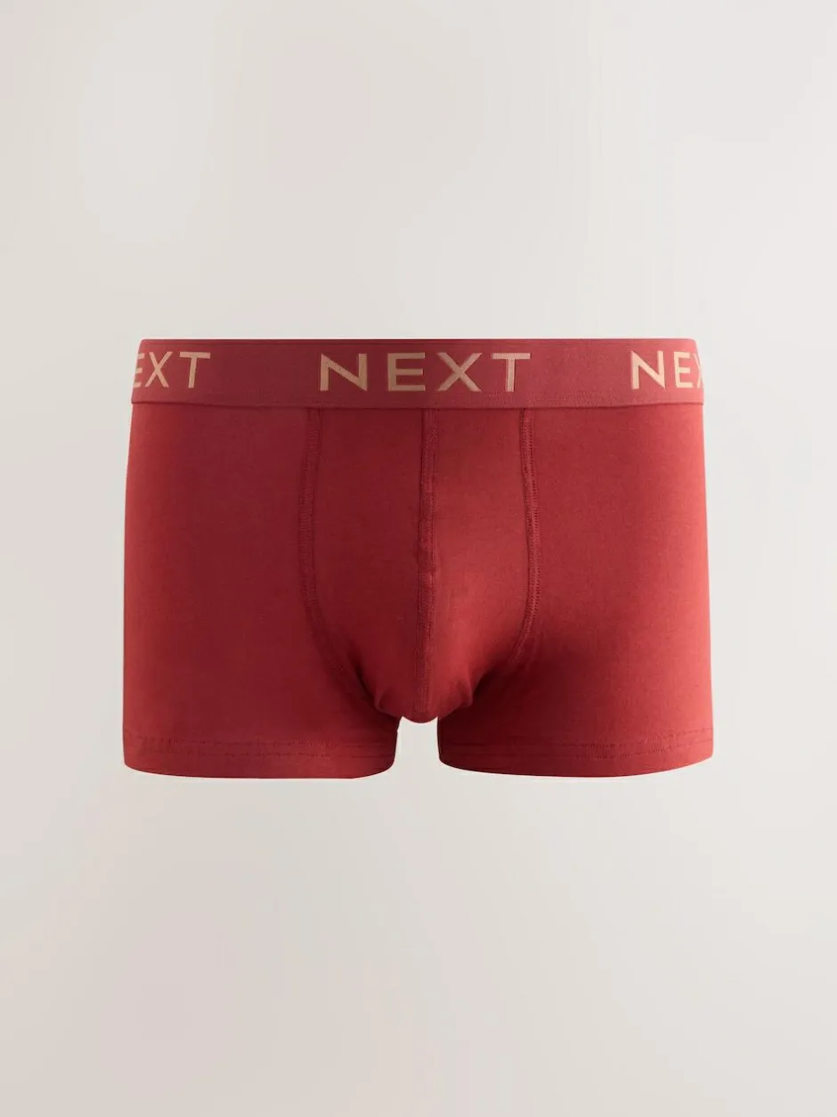 Next Rich Colour 10 pack Cotton Rich Blend Hipsters Boxers
