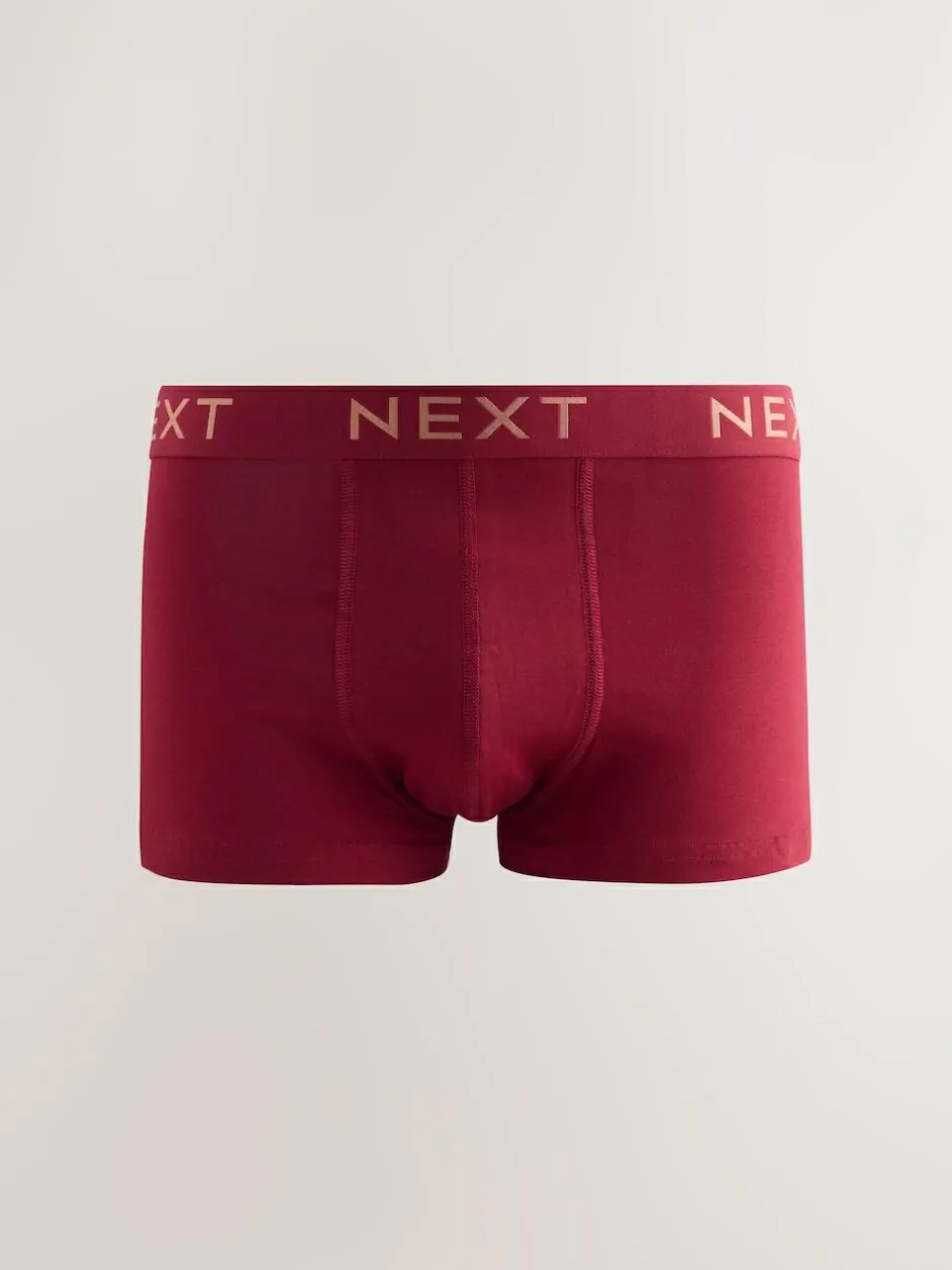 Next Rich Colour 10 pack Cotton Rich Blend Hipsters Boxers