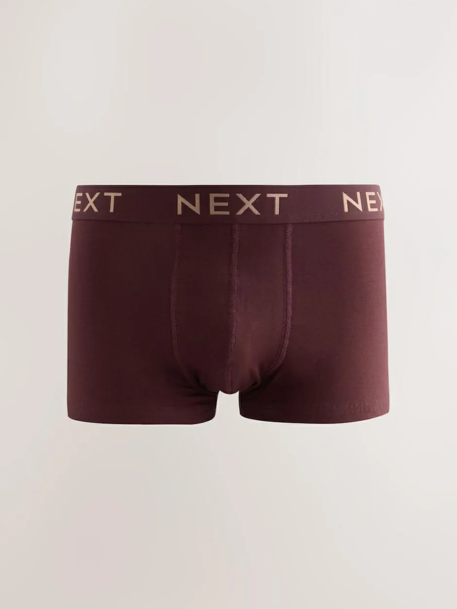 Next Rich Colour 10 pack Cotton Rich Blend Hipsters Boxers
