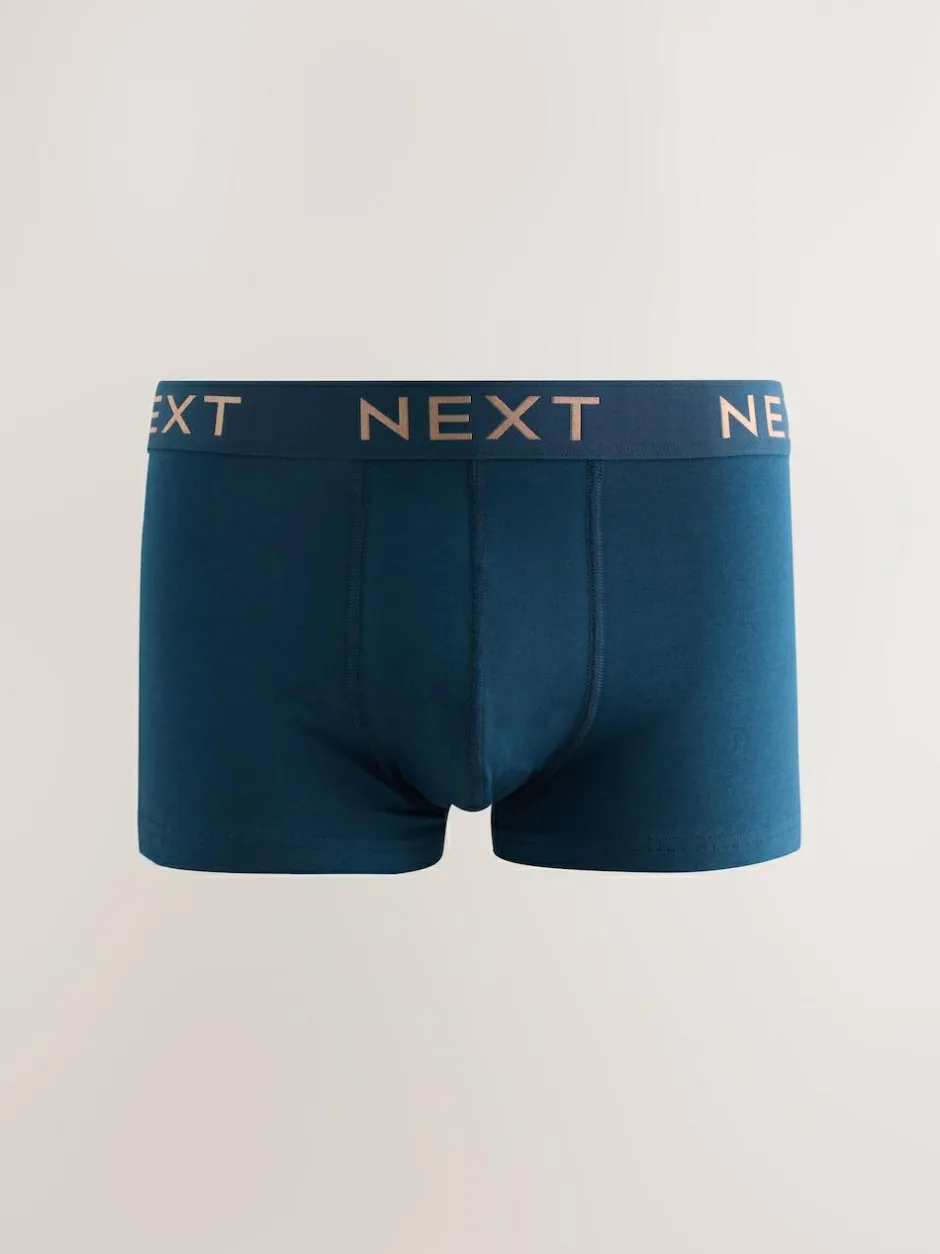 Next Rich Colour 10 pack Cotton Rich Blend Hipsters Boxers