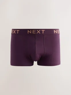 Next Rich Colour 10 pack Cotton Rich Blend Hipsters Boxers