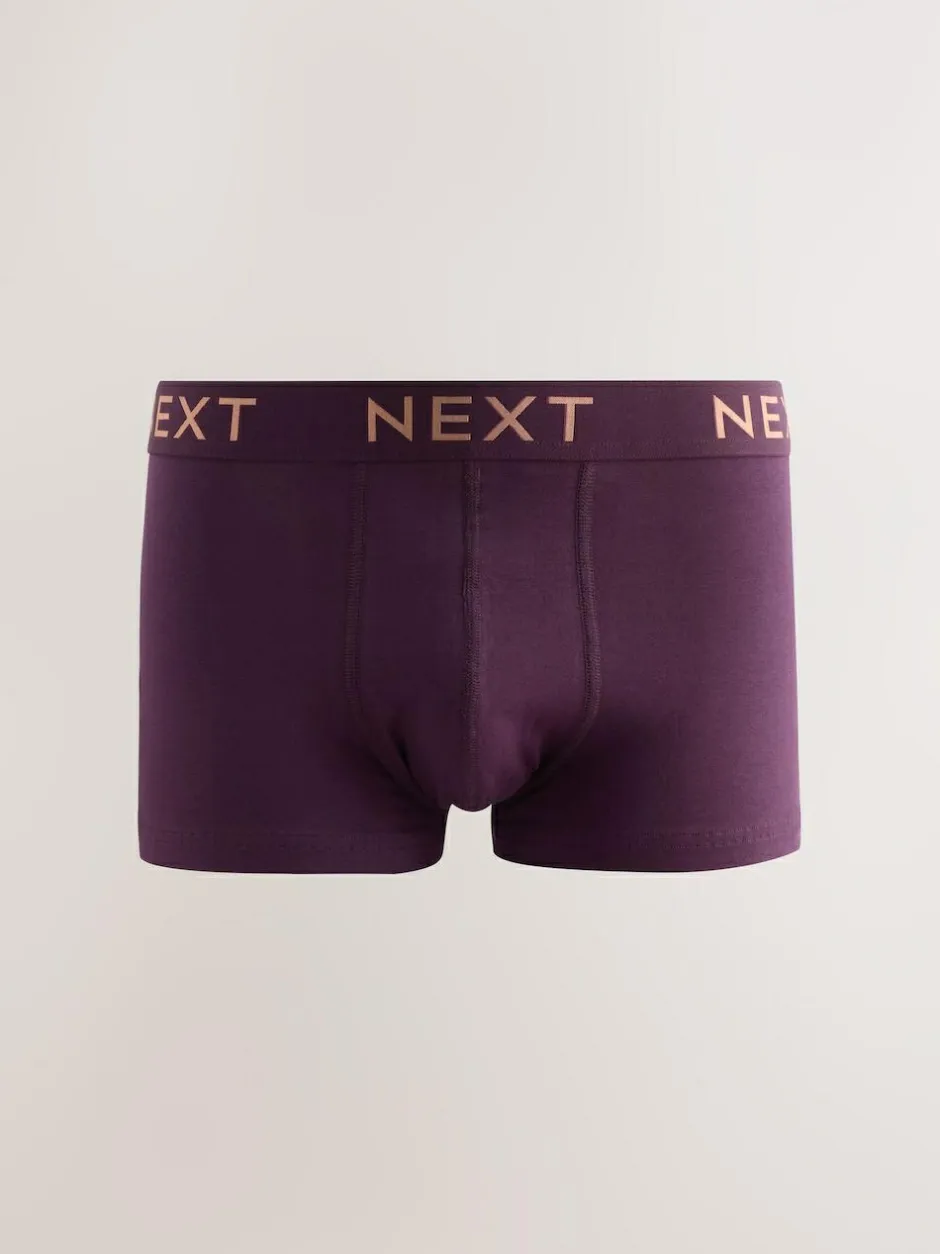 Next Rich Colour 10 pack Cotton Rich Blend Hipsters Boxers