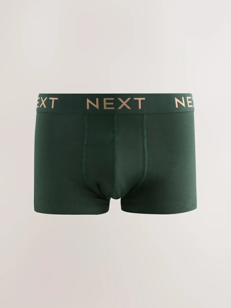 Next Rich Colour 10 pack Cotton Rich Blend Hipsters Boxers