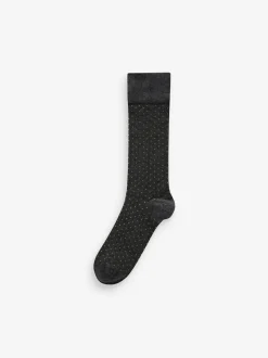 Next Rich Colour Spot Pattern Modal Signature Socks 4 Pack Hot