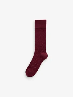 Next Rich Colour Spot Pattern Modal Signature Socks 4 Pack Hot