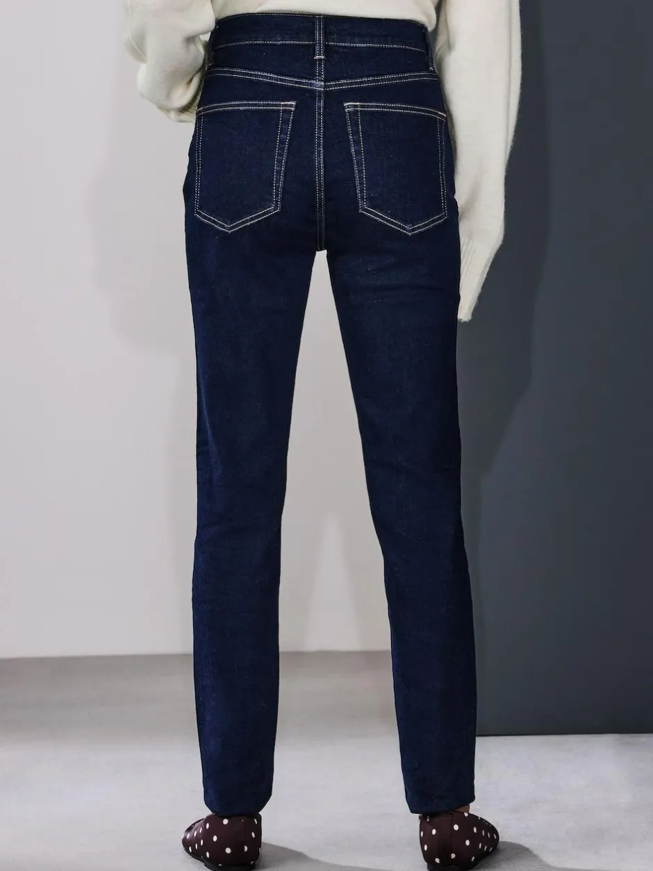 Next Mid Rise Stretch Skinny Jeans Rinse Blue Online