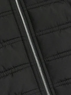 River Island Black Padded Hybrid Hood Jacket Outlet