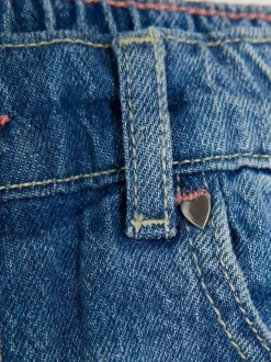 River Island Blue Ripped Straight Jeans Hot