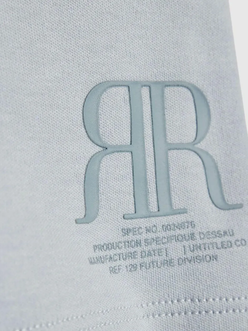 River Island Blue RR T-Shirt & Short Sets