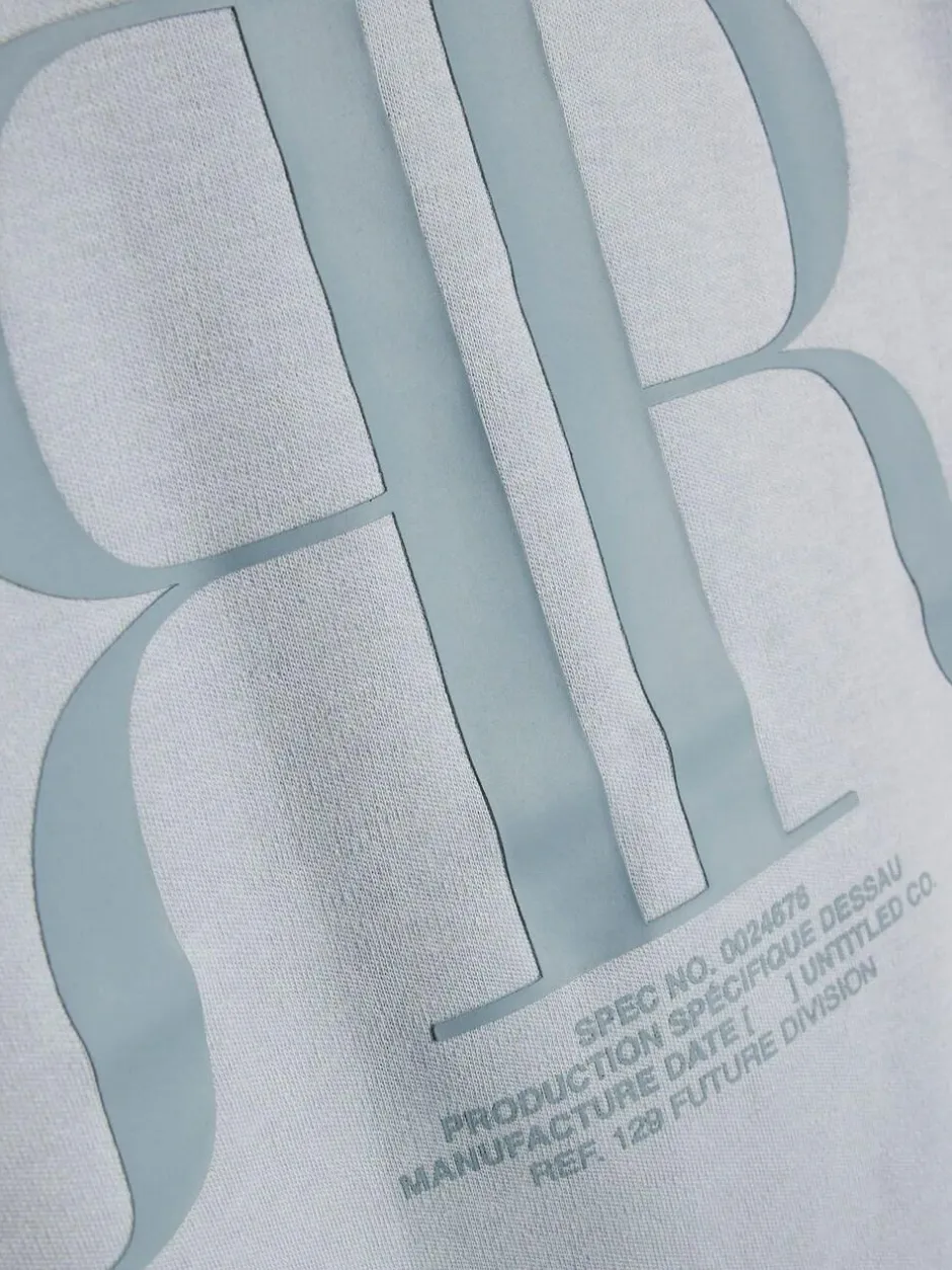 River Island Blue RR T-Shirt & Short Sets