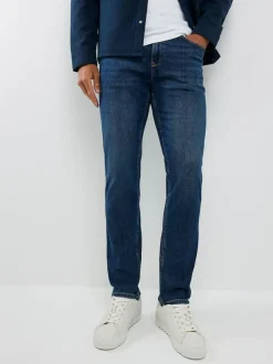 River Island Blue Slim Fit Stretch Jeans Clearance