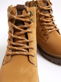 River Island Brown Boys Worker Boots Best