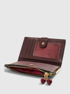 River Island Brown Monogram Cherry Print Purse Sale