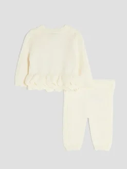 River Island Baby Girls Peplum Cardigan Cream Online