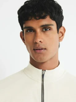 River Island Cream Slim Fit Blocked Shacket Online