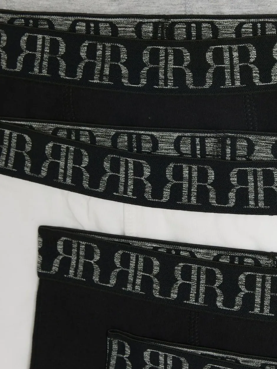 River Island Boxers 5 Pack Grey Marl
