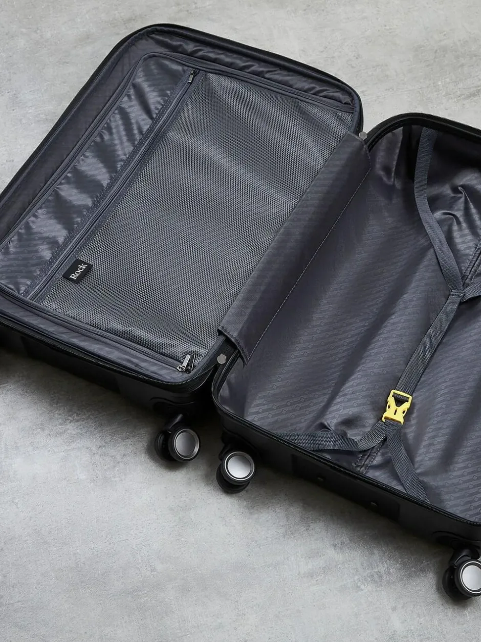 Rock Luggage Rock Bali 3pc Set Luggage Black Hot