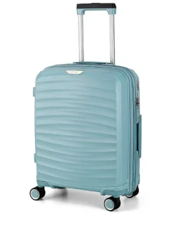 Rock Luggage Blue Sunwave Cabin Suitcase Hot