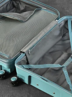 Rock Luggage Blue Sunwave Cabin Suitcase Hot