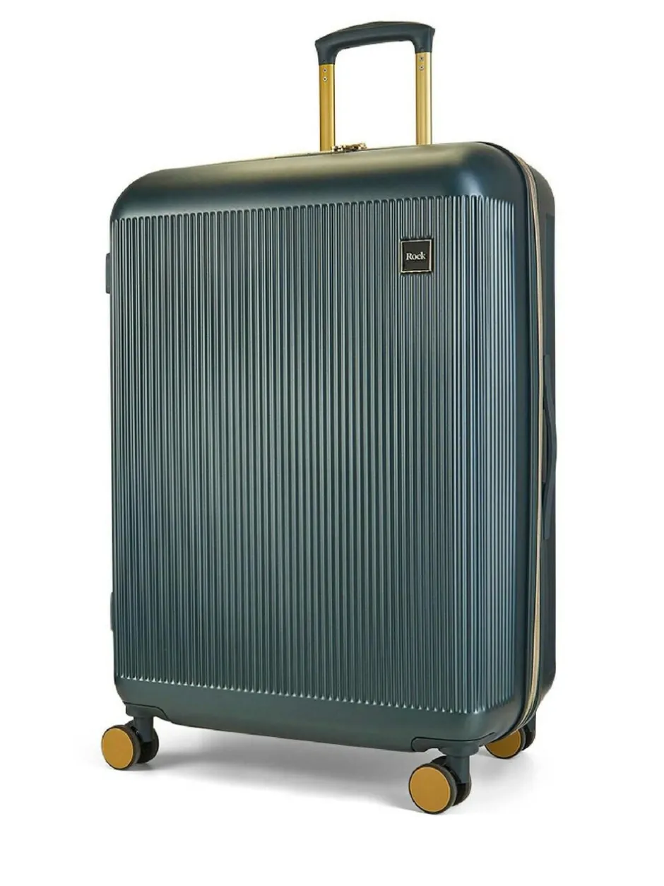 Rock Luggage Large Aria Suitcase Green Discount