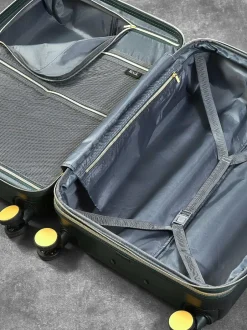 Rock Luggage Large Aria Suitcase Green Discount