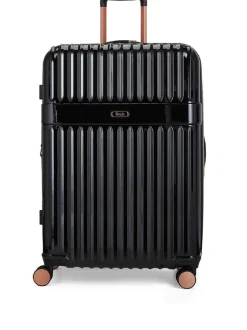Rock Luggage Large Selene Suitcase Black New