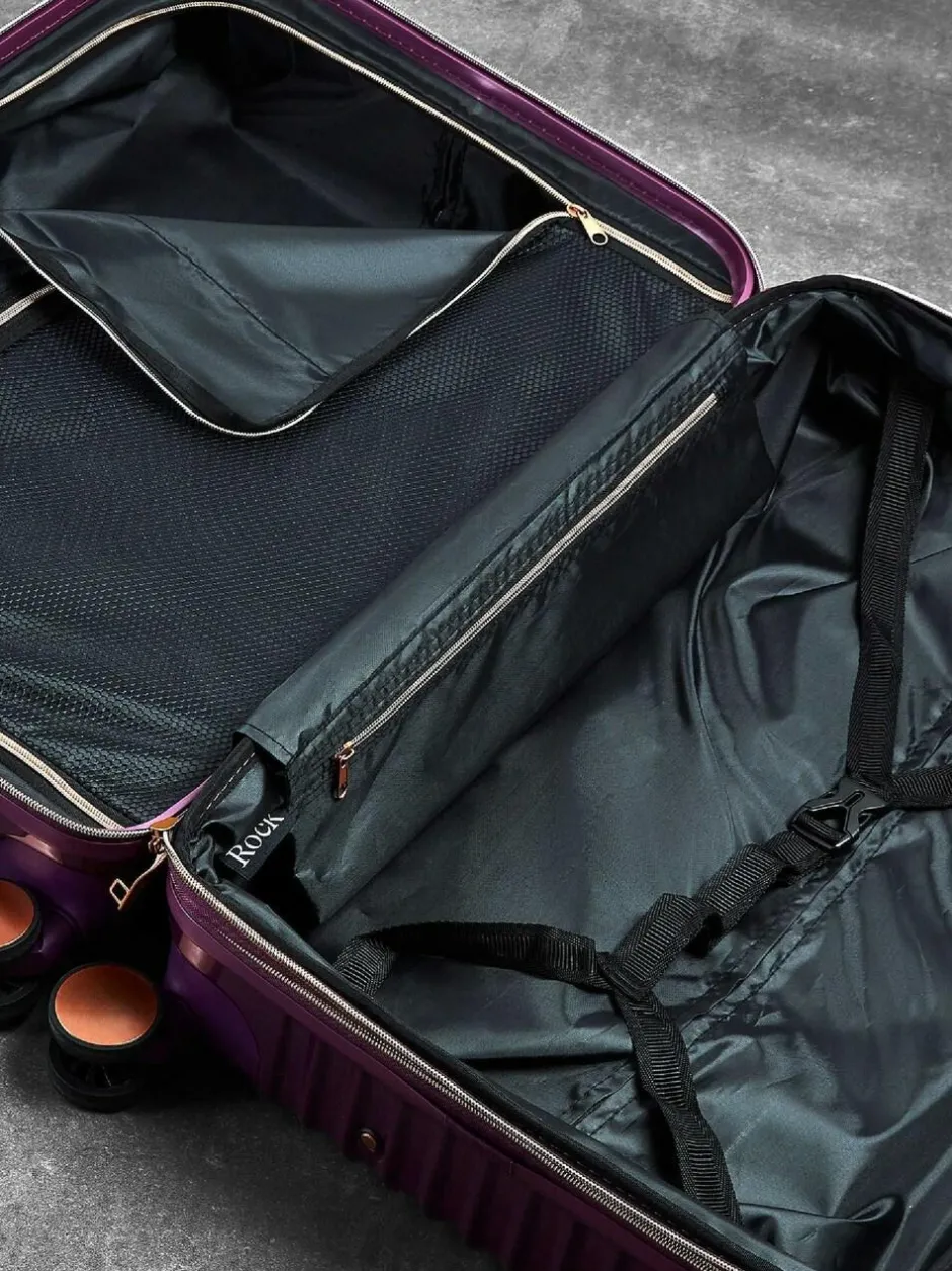 Rock Luggage Medium Selene Suitcase Purple Hot