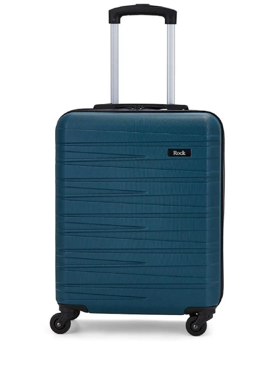 Rock Luggage Seattle Cabin Suitcase Blue Clearance