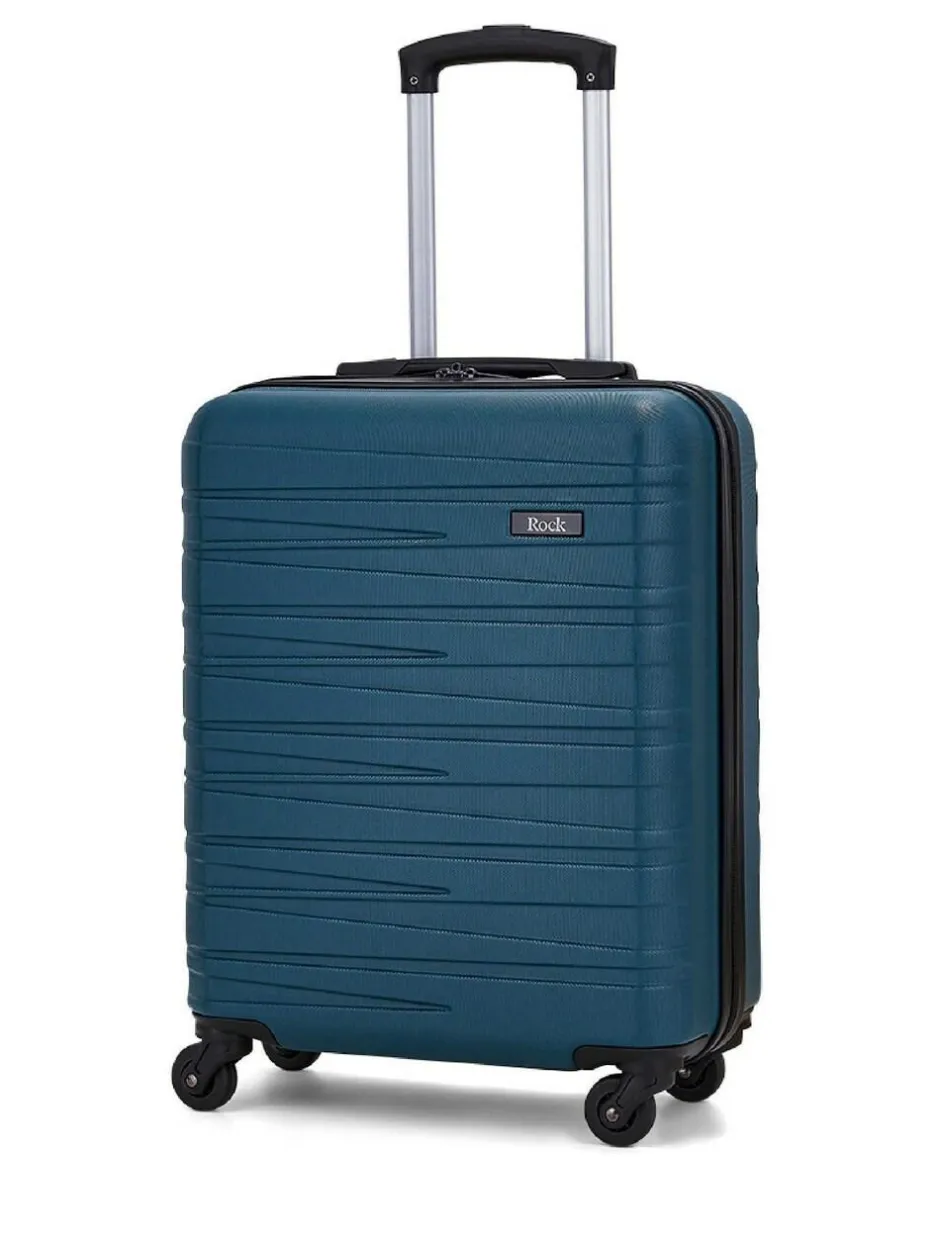 Rock Luggage Seattle Cabin Suitcase Blue Clearance