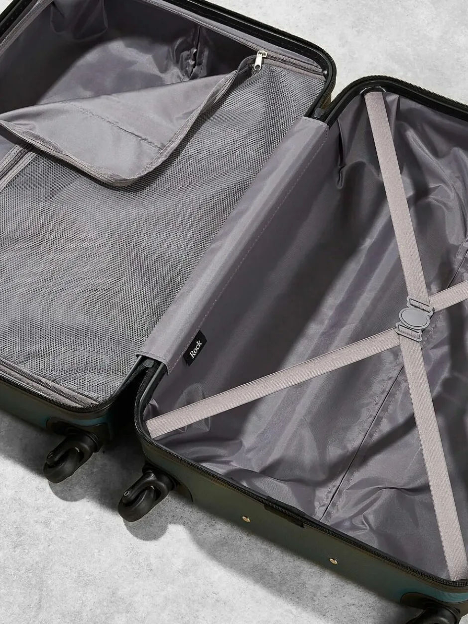 Rock Luggage Seattle Cabin Suitcase Blue Clearance