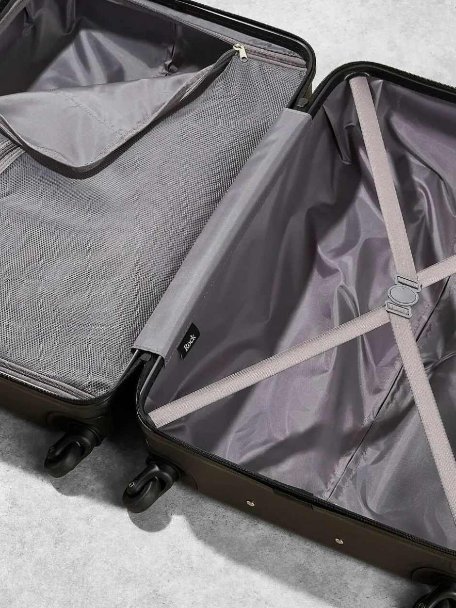 Rock Luggage Seattle Cabin Suitcase Black Best