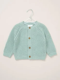 Rock-A-Bye Baby Boutique Cardigan with Embroidery Back Detail Blue Discount
