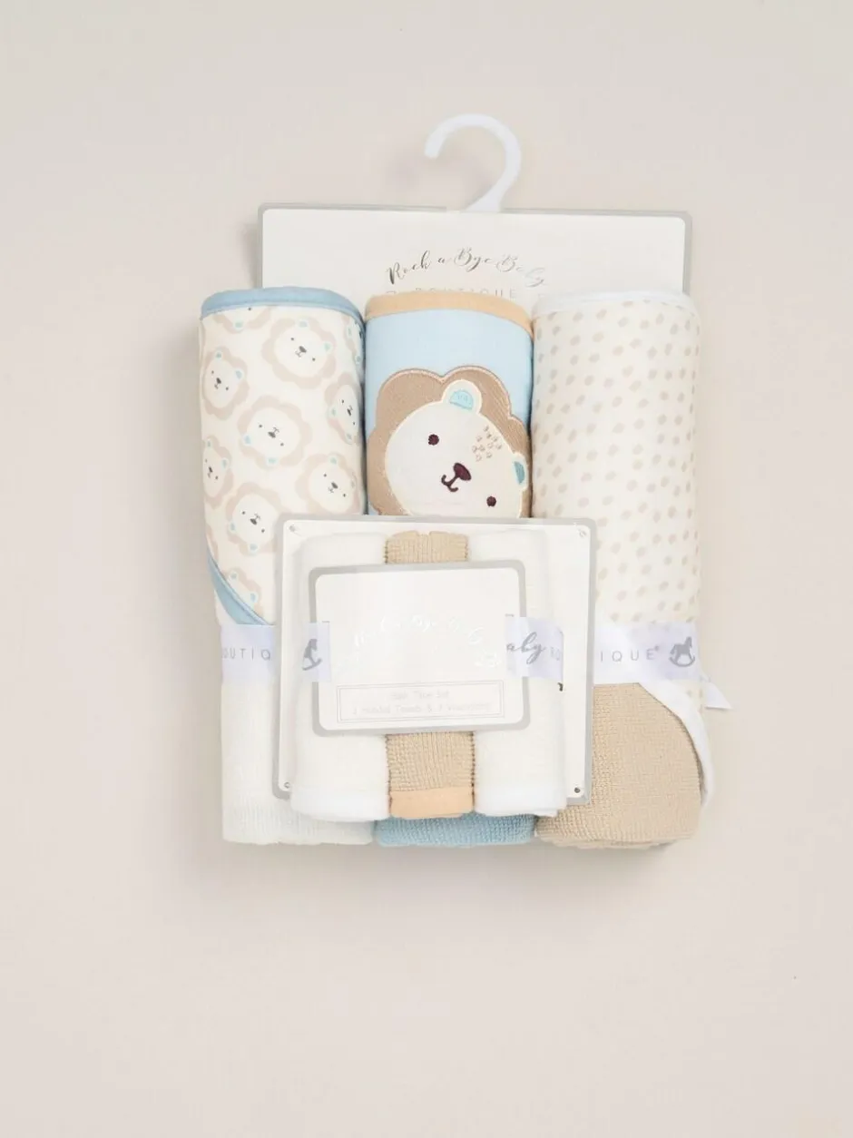 Rock-A-Bye Baby Boutique Hooded Towels 3 Pack Clearance